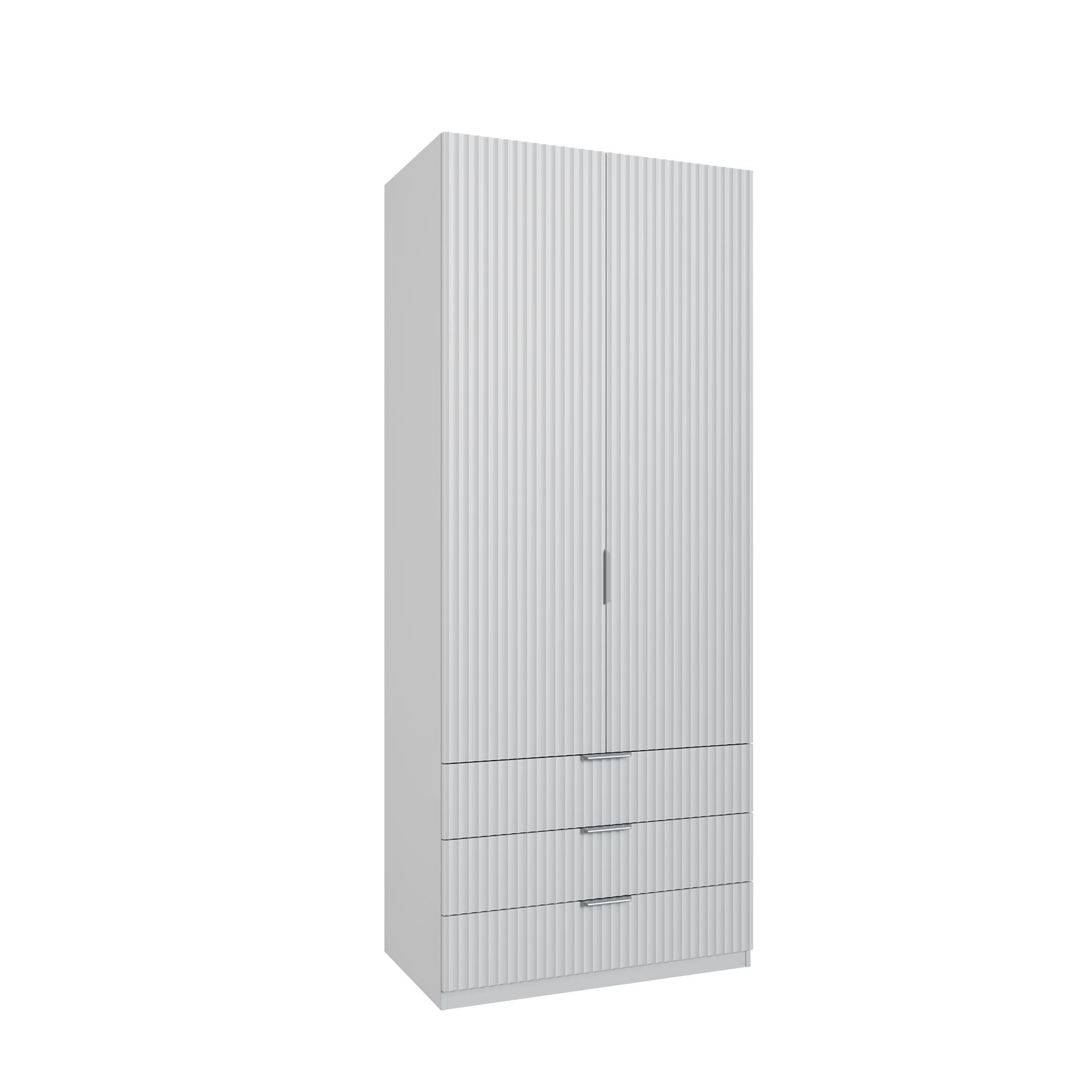 Шкафы распашные двухдверные с полками