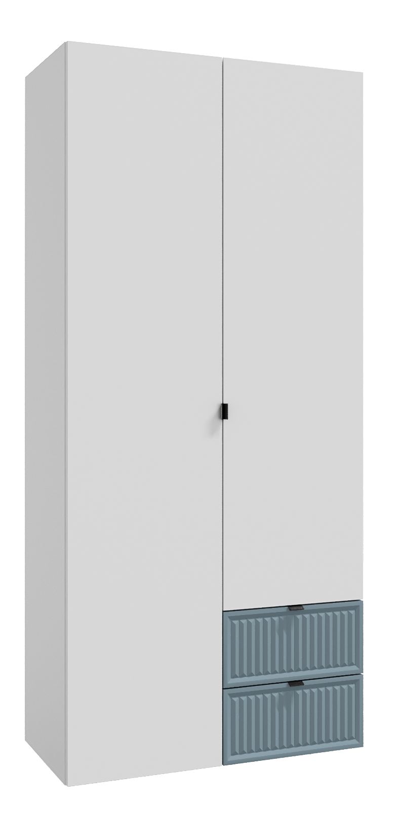 Шкафы распашные двухдверные с полками